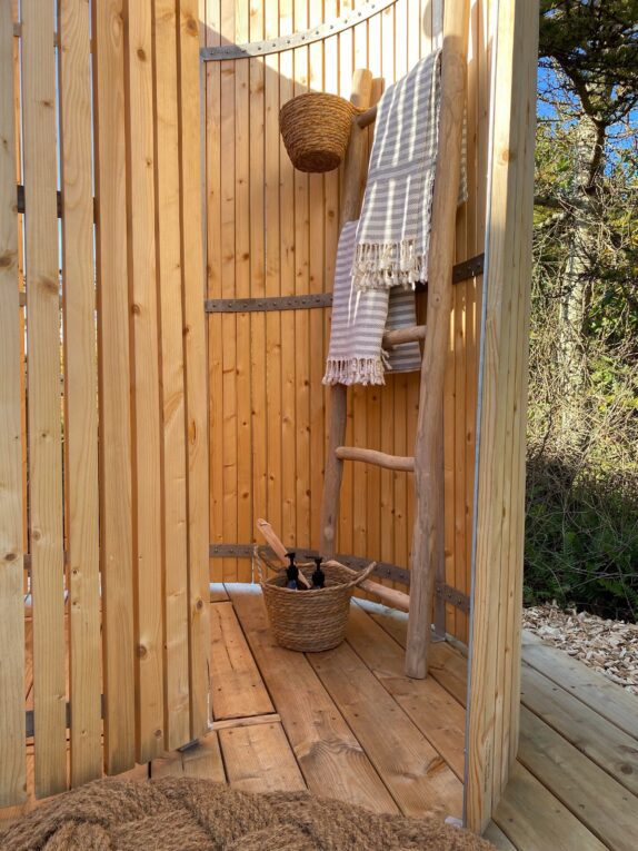 Nordic Seashell Outdoor Shower